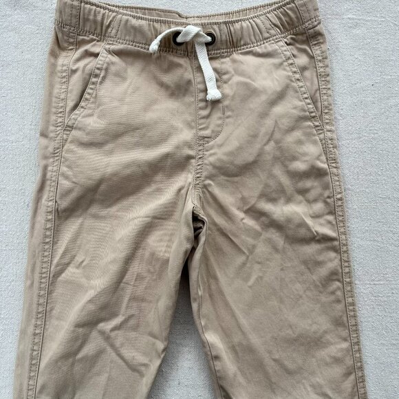 Primary Stretch Chino Drawstring Pant, Light Khaki, Size 5, VGUC, Pair #1 - Picture 3 of 9